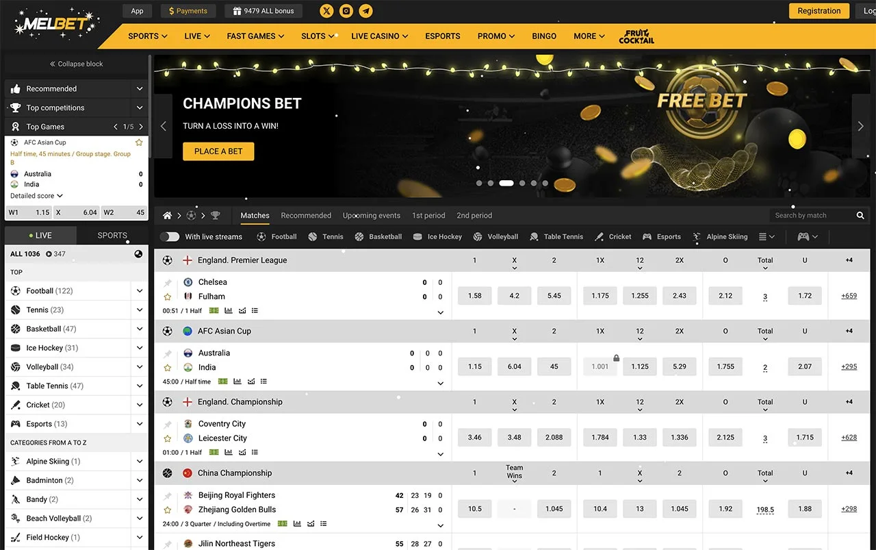 Melbet Betting Site